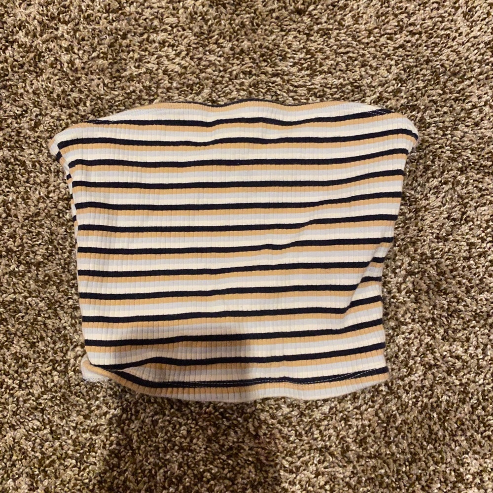 Hollister Stripped Tube Top